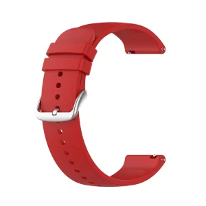 Силиконова каишка за Samsung Galaxy Watch 5 / Watch 5 Pro / Watch4 Classic / Watch4 / Watch3 / Watch Active, 20mm, Червен
