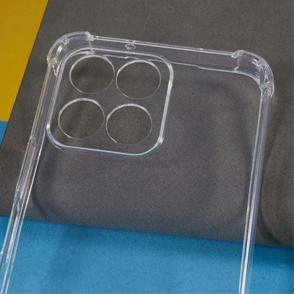 Drop-proof Silicone Case for Honor X8 5G, Transparent 4