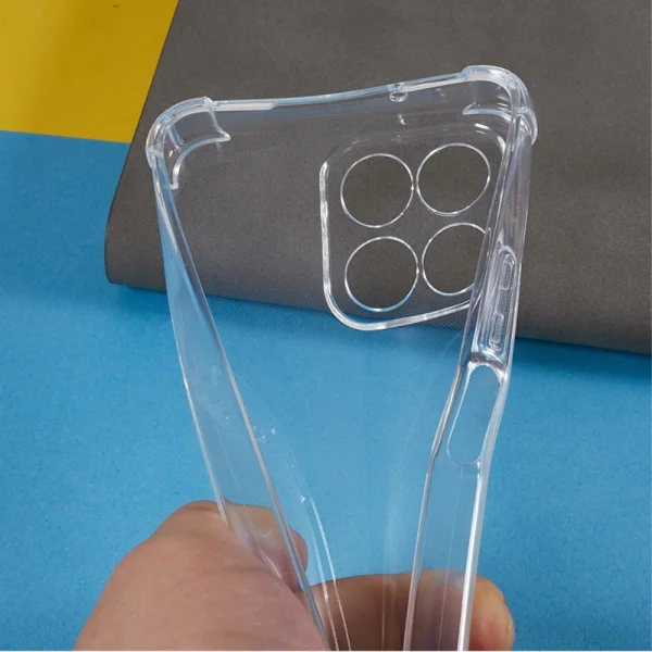 Drop-proof Silicone Case for Honor X8 5G, Transparent 5