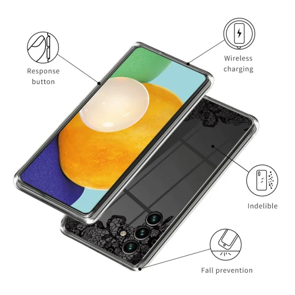 Silicone Case for Samsung Galaxy A14 5G, Lace 5