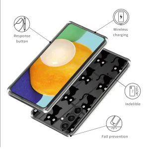 Силиконов калъф за Samsung Galaxy A14 5G, Черни котки 3
