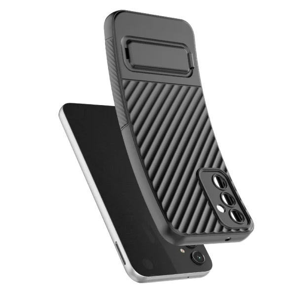 Silicone Case Shell Kickstand for Samsung Galaxy A14 5G, Black 6