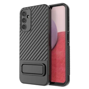 Силиконов калъф Shell Kickstand за Samsung Galaxy A14 5G, Черен