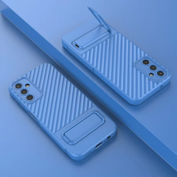 Silicone Case Shell Kickstand for Samsung Galaxy A14 5G, Blue 5