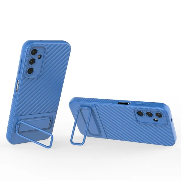 Silicone Case Shell Kickstand for Samsung Galaxy A14 5G, Blue 2