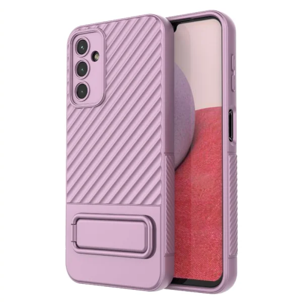 Силиконов калъф Shell Kickstand за Samsung Galaxy A14 5G, Лилав 1