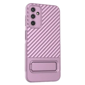 Силиконов калъф Shell Kickstand за Samsung Galaxy A14 5G, Лилав 4