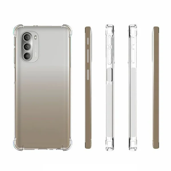 Силиконов калъф Anti-drop за Motorola Moto G51 5G, Прозрачен 4