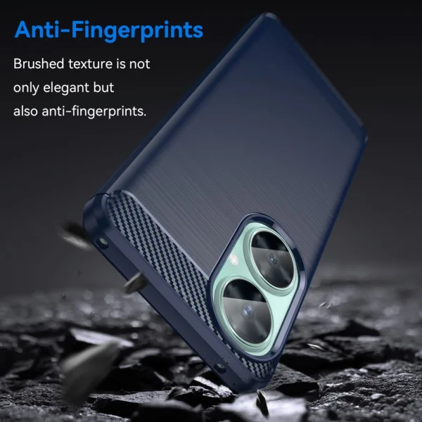 Silicone Case Carbon for Huawei Nova 11i, Blue 5