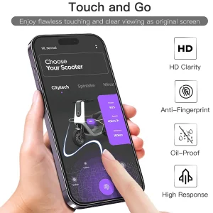 Стъклен Протектор 5D Full Glue за iPhone 14 Pro, Черен 3