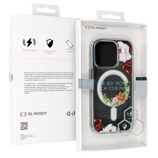 Удароустойчив калъф Flower MagSF за iPhone 11, Цветя 4