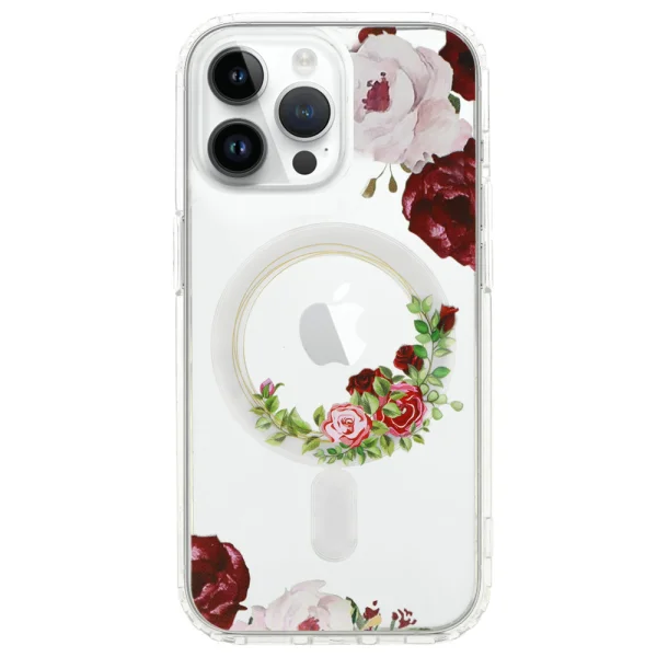 Shockproof case Flower MagSF for iPhone 13 Pro, Flowers 1