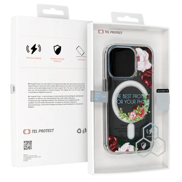 Shockproof Case Flower MagSF for iPhone 14 Pro, Flowers 4