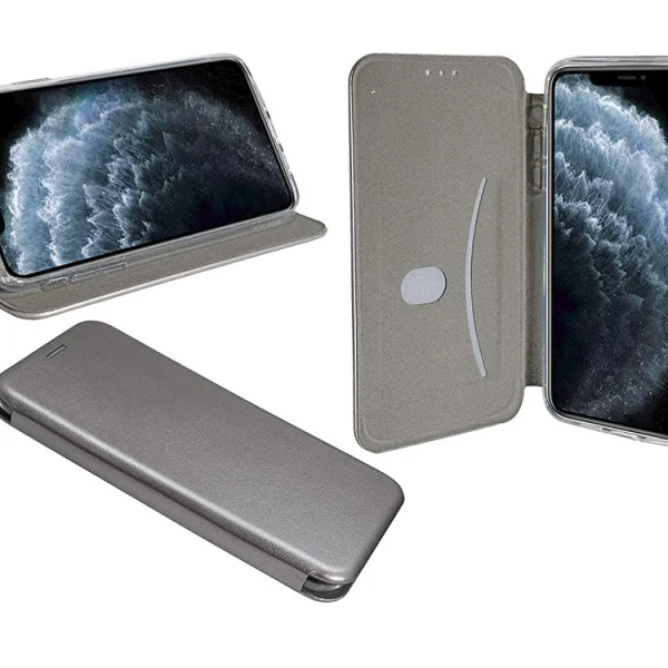 Калъф Тефтер ELEGANCE за iPhone 11 Pro Max, Сив 5