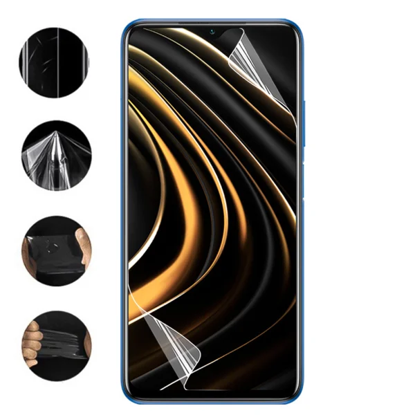 Хидрогел протектор за Xiaomi Poco M3, front shell 1
