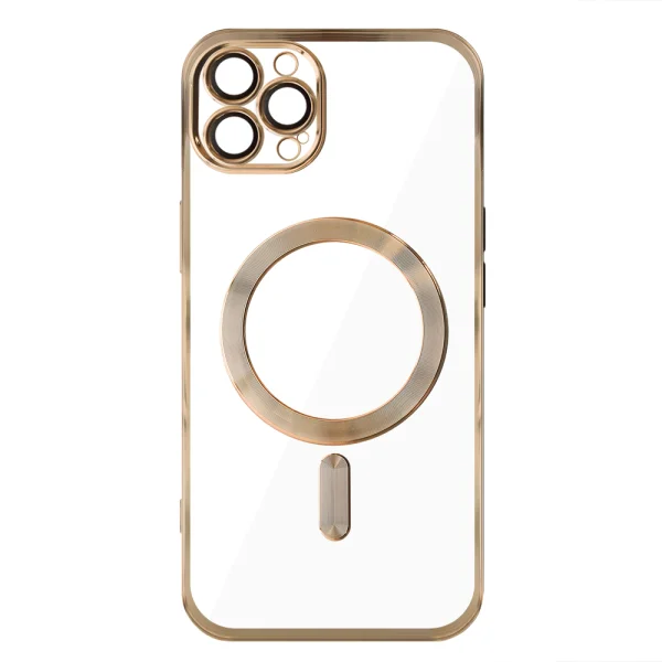 Silicone Case LUXURY MagSF for iPhone 12 Pro, Gold 2