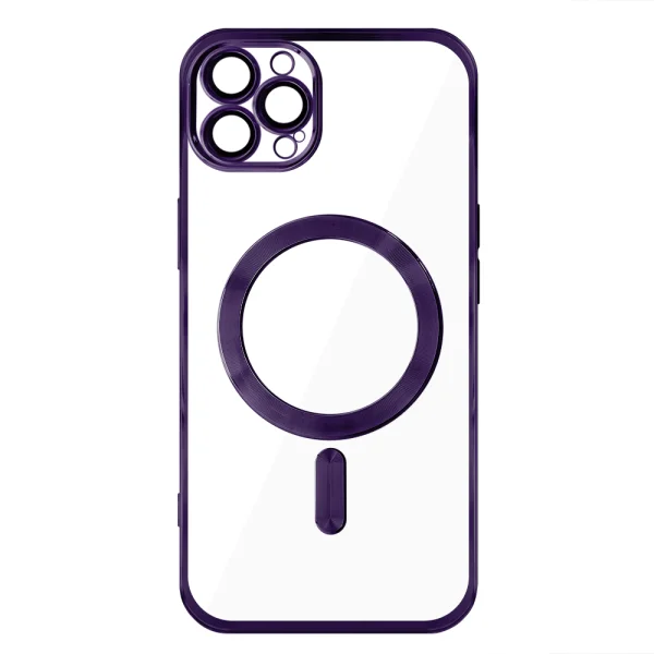 Silicone case LUXURY MagSF for iPhone 12 Pro, Purple 2