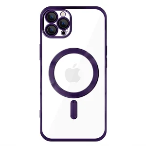 Силиконов калъф LUXURY MagSF за iPhone 12 Pro, Лилав