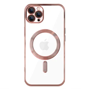 Силиконов калъф LUXURY MagSF за iPhone 12 Pro, Розов