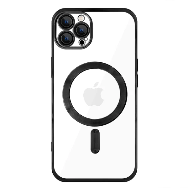 Silicone Case LUXURY MagSF for iPhone 12 Pro, Black 1