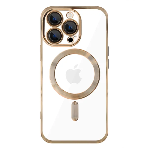 Silicone Case LUXURY MagSF for iPhone 13 Pro, Gold 1