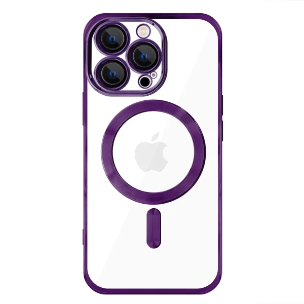 Silicone case LUXURY MagSF for iPhone 13 Pro, Purple 1