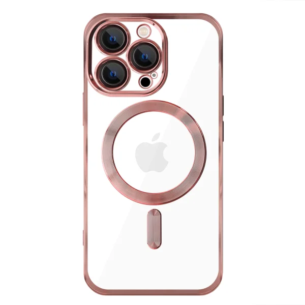Silicone case LUXURY MagSF for iPhone 13 Pro, Pink 1