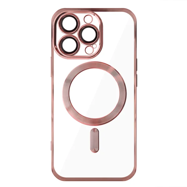 Silicone case LUXURY MagSF for iPhone 13 Pro, Pink 2