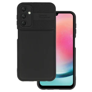 Силиконов калъф Camera Protected за Samsung Galaxy A24 4G, Черен