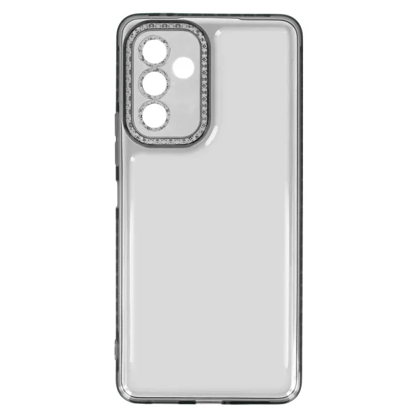 Силиконов калъф Crystal Diamond за Samsung Galaxy A24 4G, 2mm, Черен 3