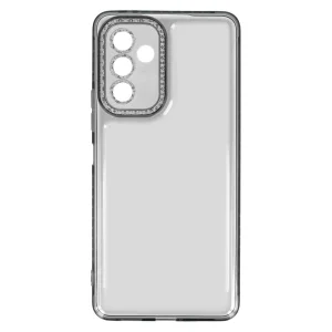 Силиконов калъф Crystal Diamond за Samsung Galaxy A24 4G, 2mm, Черен 3