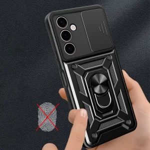 Удароустойчив калъф Slide Camera за Samsung Galaxy A24 4G, Черен 3