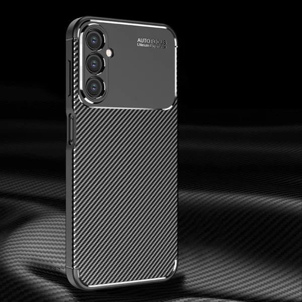 Силиконов Калъф Carbon за Samsung Galaxy A24 4G, Черен 5
