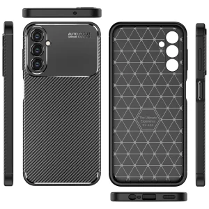 Силиконов Калъф Carbon за Samsung Galaxy A24 4G, Черен 3