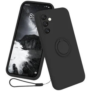 Силиконов Калъф Ring за Samsung Galaxy A24 4G, Черен