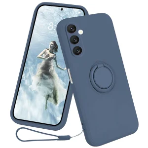 Силиконов Калъф Ring за Samsung Galaxy A24 4G, Син