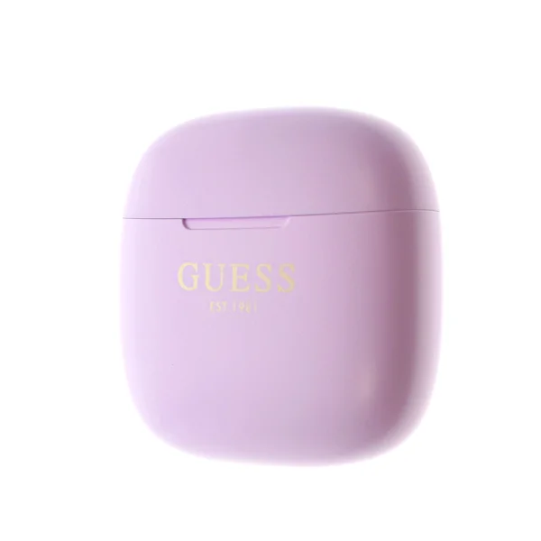 Слушалки Guess Script Logo True Wireless 5.3, GUTWST26PSU, TWS, Лилав, 3666339120863 5