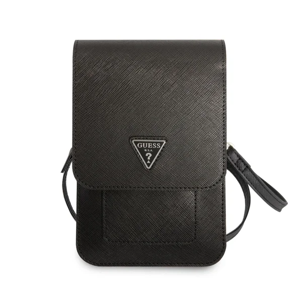 Универсална Чанта GUESS PU Saffiana Triangle Logo, Черен 1