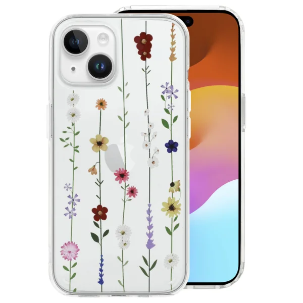 Удароустойчив калъф Flower Antishock за iPhone 15 Plus, Desing 4 1