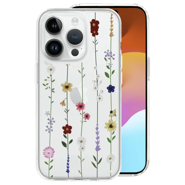 Shockproof case Flower Antishock for iPhone 15 Pro, Desing 4 1