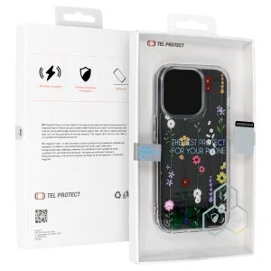 Shockproof case Flower Antishock for iPhone 15 Pro, Desing 4 4