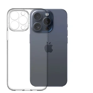 Silicone case for iPhone 15 Pro, 1mm, Transparent 3
