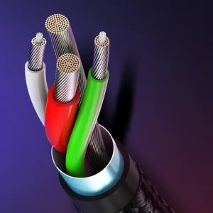 Кабел UGREEN US177, плетен, USB A към USB Micro и USB-C, 3A, 1m, Черен 6