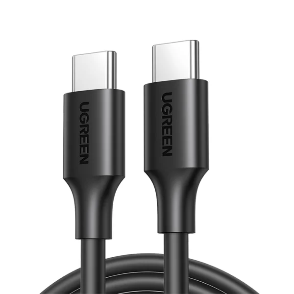 Кабел UGREEN US286, USB-C към USB-C, 3A, 60W, 1m, Черен 1