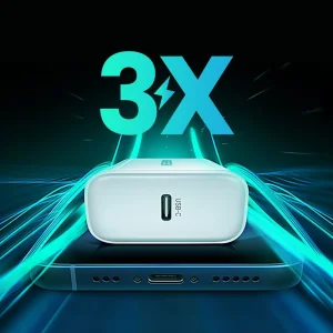 Зарядно UGREEN CD137, 220V, 1xUSB-C, 20W, PD, Бяло 3