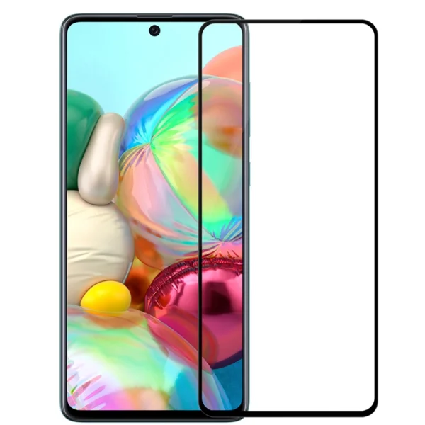 Стъклен Протектор 5D Full Glue за Samsung Galaxy A51 (2019), Черен 1