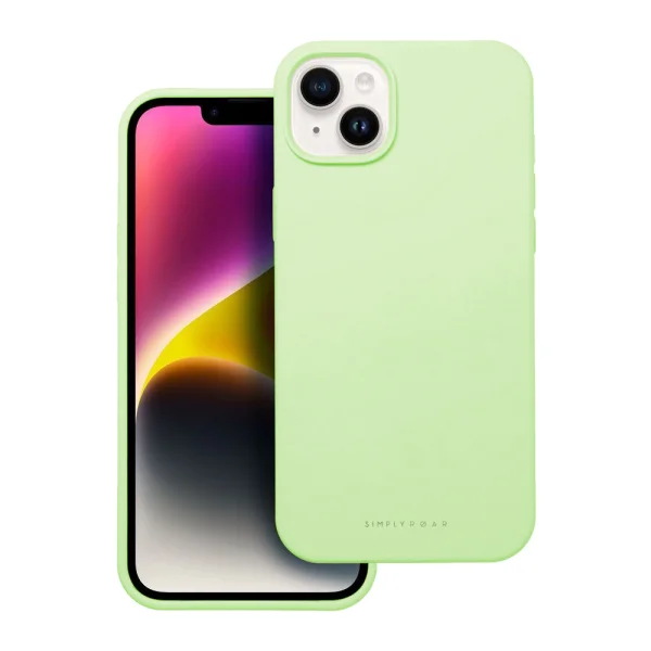 Shockproof Case Roar Cloud for iPhone 14, Light Green 2
