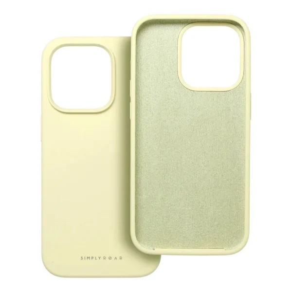 Roar Cloud Shockproof Case for iPhone 14 Pro, Light Yellow 3