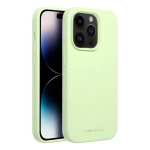 Удароустойчив Калъф Roar Cloud за iPhone 14 Pro Max, Светло зелен