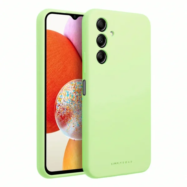Удароустойчив Калъф Roar Cloud за Samsung Galaxy A14 4G / A14 5G, Светло зелен 1